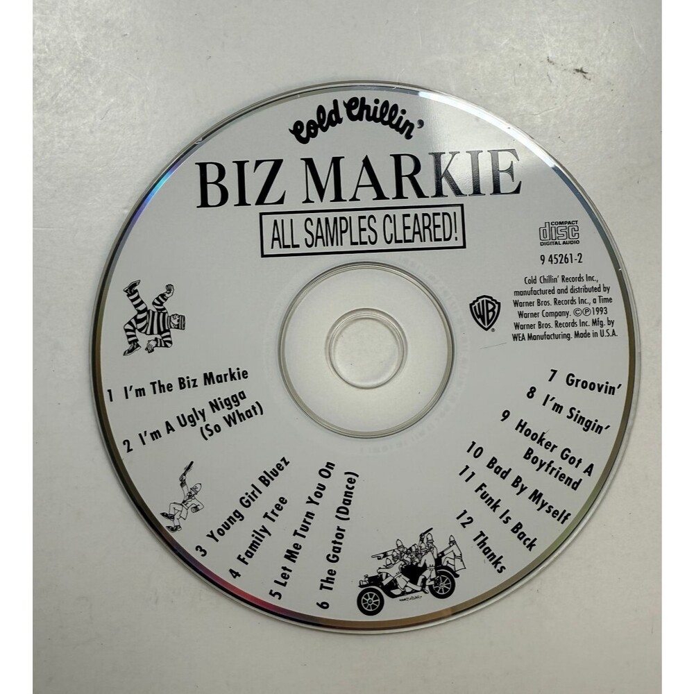 All Samples Cleared! by Biz Markie CD 1993 Cold Chillin' DISC ONLY